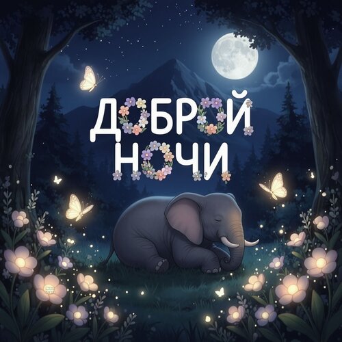 Открытка Доброй ночи