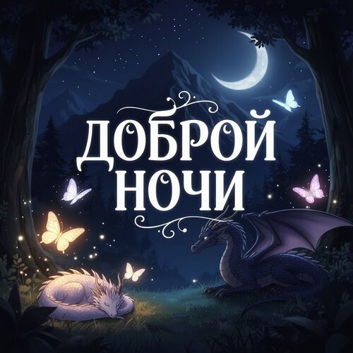 Открытка Доброй ночи