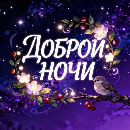 Открытка Доброй ночи