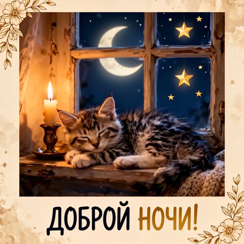 Открытка Доброй ночи!