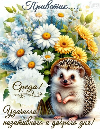 Открытка Добрый день среда