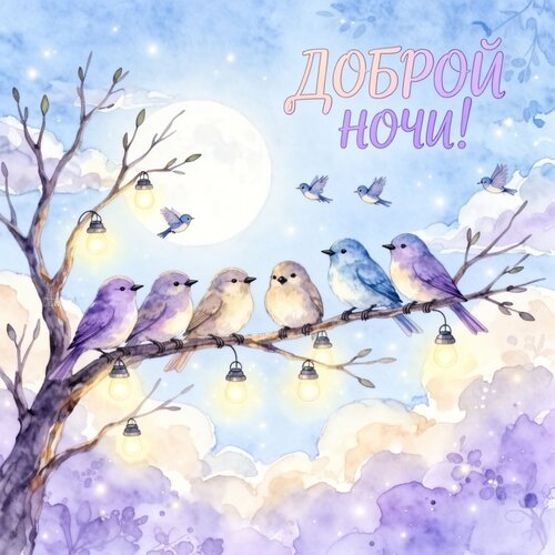 Открытка Доброй ночи!