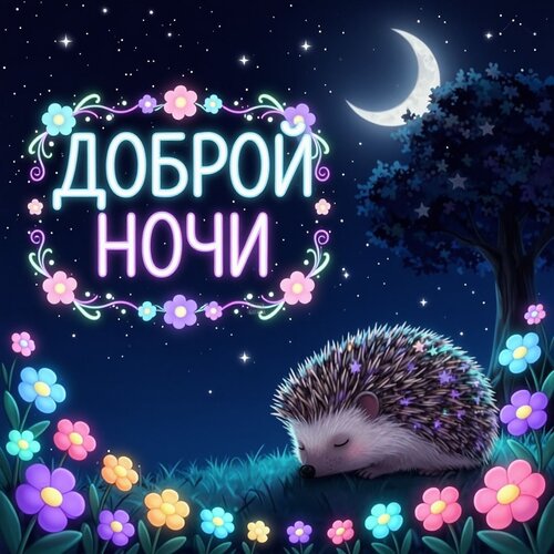 Открытка Доброй ночи
