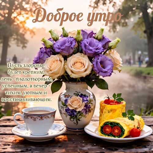 Открытка Доброе утро