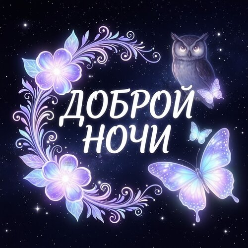 Открытка Доброй ночи