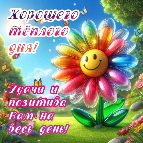 Открытка хорошего теплого дня