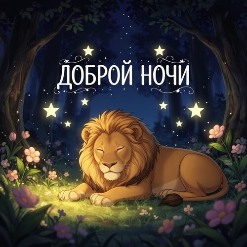Открытка Доброй ночи