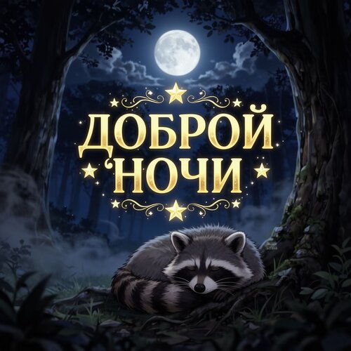 Открытка Доброй ночи