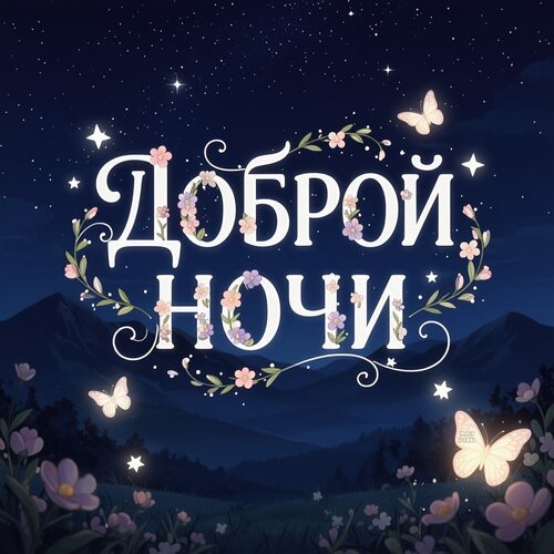 Открытка Доброй ночи
