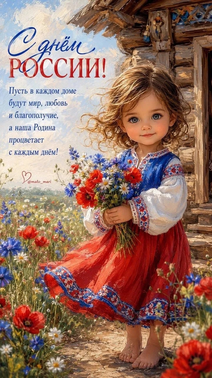 Открытка С днём России