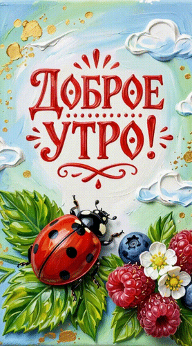 Анимированная открытка Доброе утро!