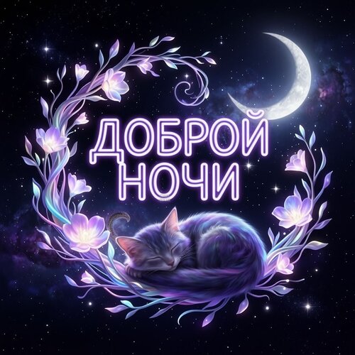 Открытка Доброй ночи
