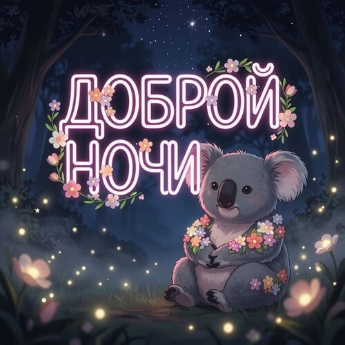 Открытка Доброй ночи