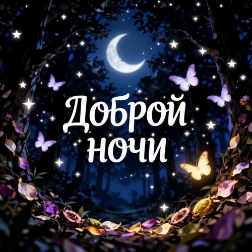 Открытка Доброй ночи