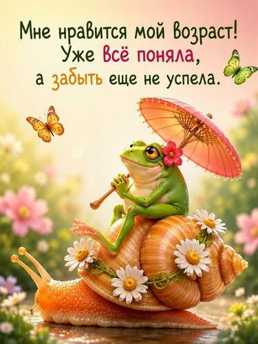 Открытка мне нравится мой возраст