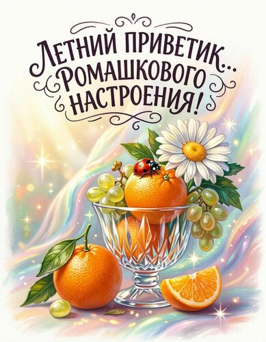 Открытка Ромашкового настроения