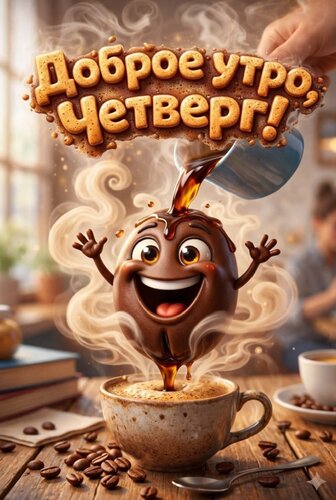 Открытка Доброе утро, четверг