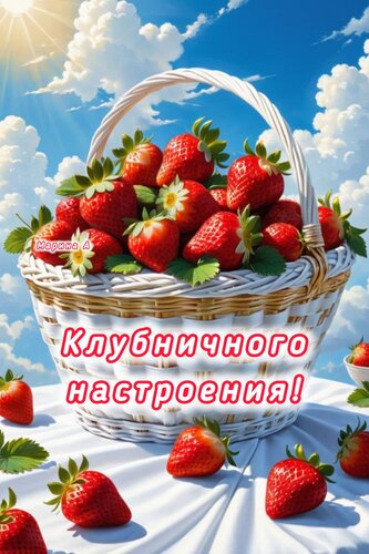 Открытка Клубничного настроения