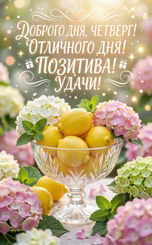 Открытка Доброго дня, четверг