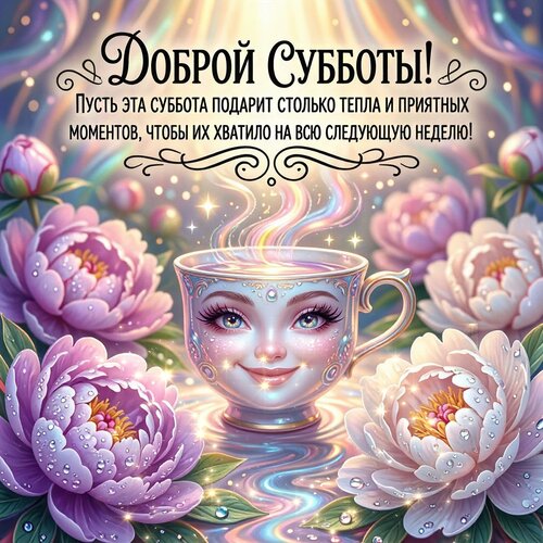 Открытка Доброй субботы