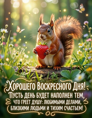 Открытка Хорошего воскресного дня