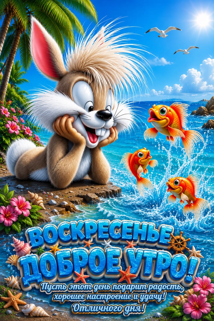 Открытка Воскресенье, доброе утро