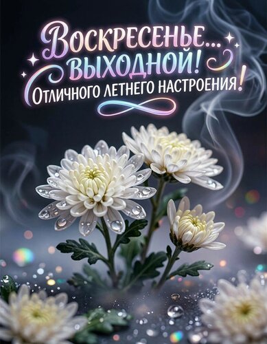 Открытка Выходной-воскресенье