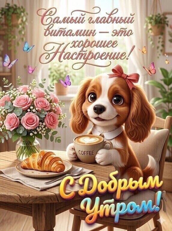 Открытка с добрым утром