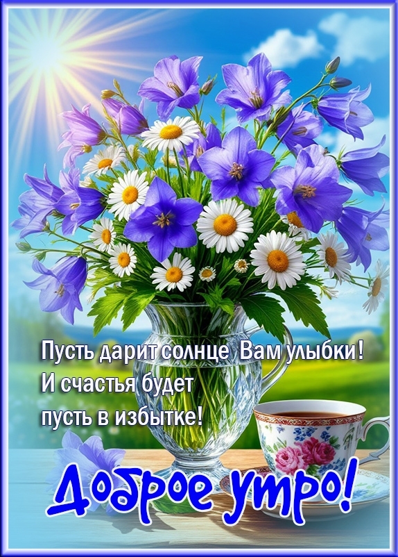 Открытка доброе утро