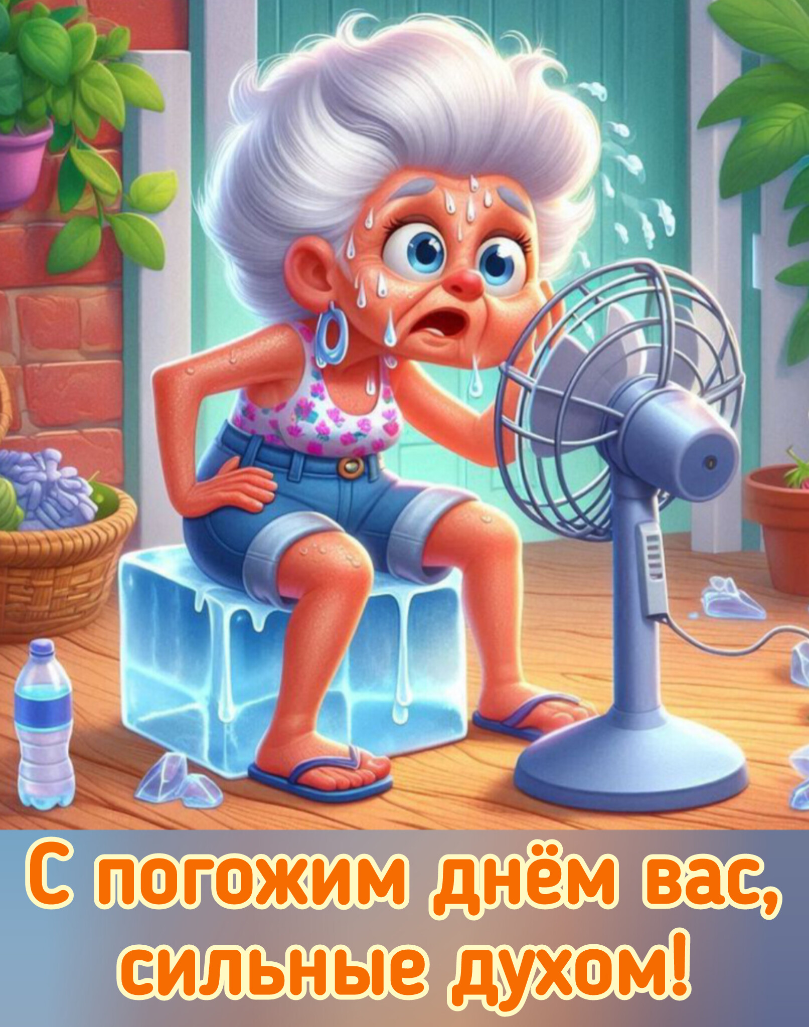 Открытка С погожим днём вас, сильные духом