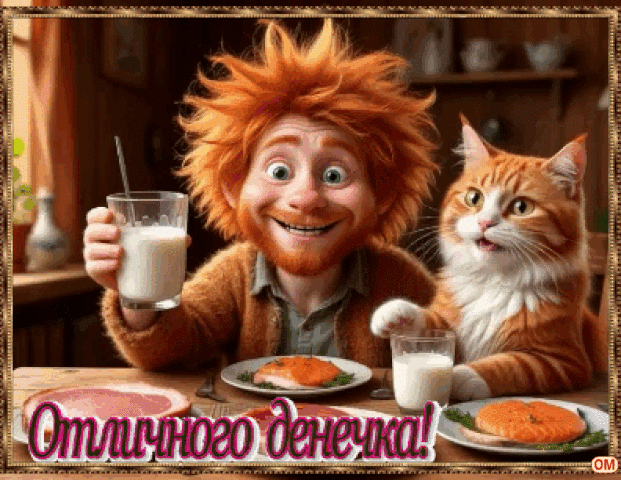 Анимированная открытка отличного денечка 1