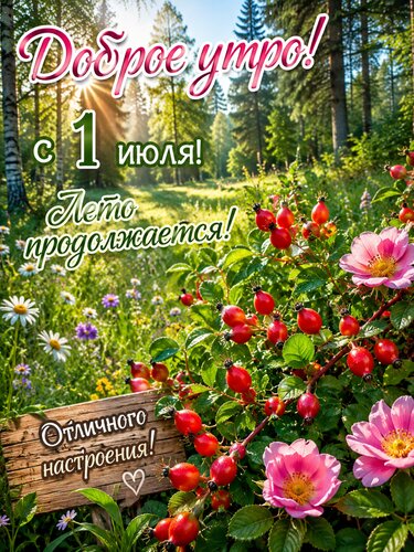 Открытка Доброе утро