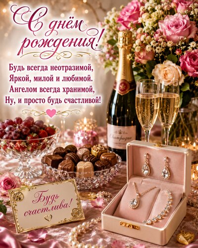 Открытка С днём рождения