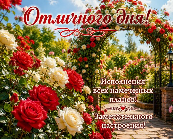 Открытка Отличного дня