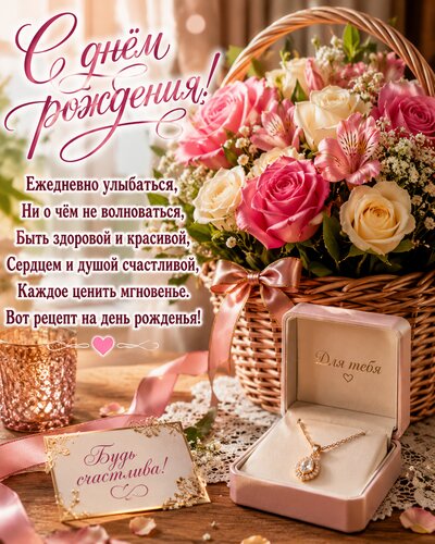 Открытка С днём рождения