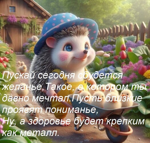 Открытка Пускай сегодня сбудется желанье, Такое, о котором ты давно мечтал. Пусть близкие проявят пониманье,