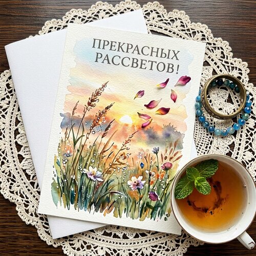 Открытка Прекрасных рассветов