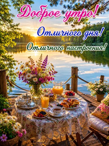 Открытка Доброе утро
