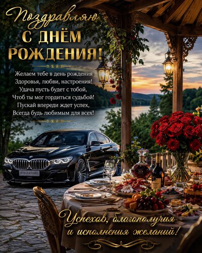 Открытка Поздравляю