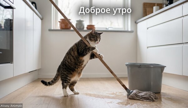 Открытка Начинайте день с хорошего настроения!