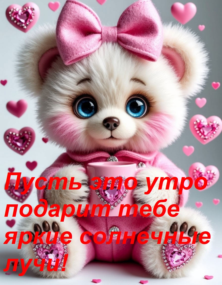 Открытка Пусть это утро подарит тебе яркие солнечные лучи!