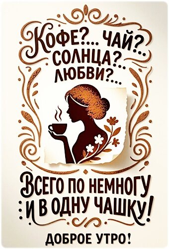 Открытка ДОБРОЕ УТРО!