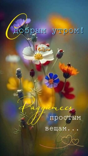 Открытка С добрым утром