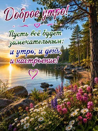 Открытка Доброе утро