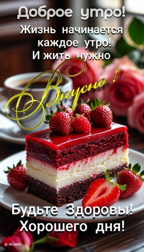 Открытка Сладкого утра