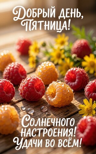 Открытка Добрый день, пятница!