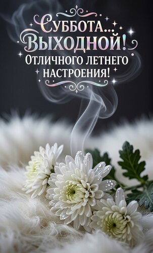 Открытка Суббота