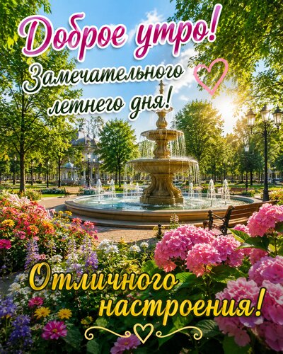 Открытка Доброе утро