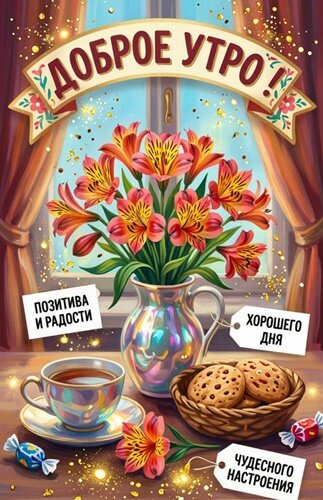 Открытка Доброе УТРО!