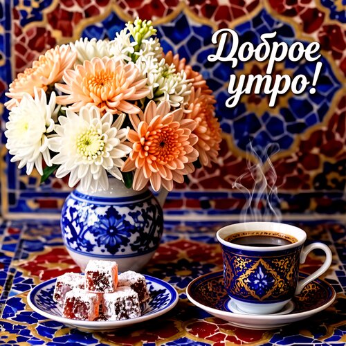 Открытка Доброе утро
